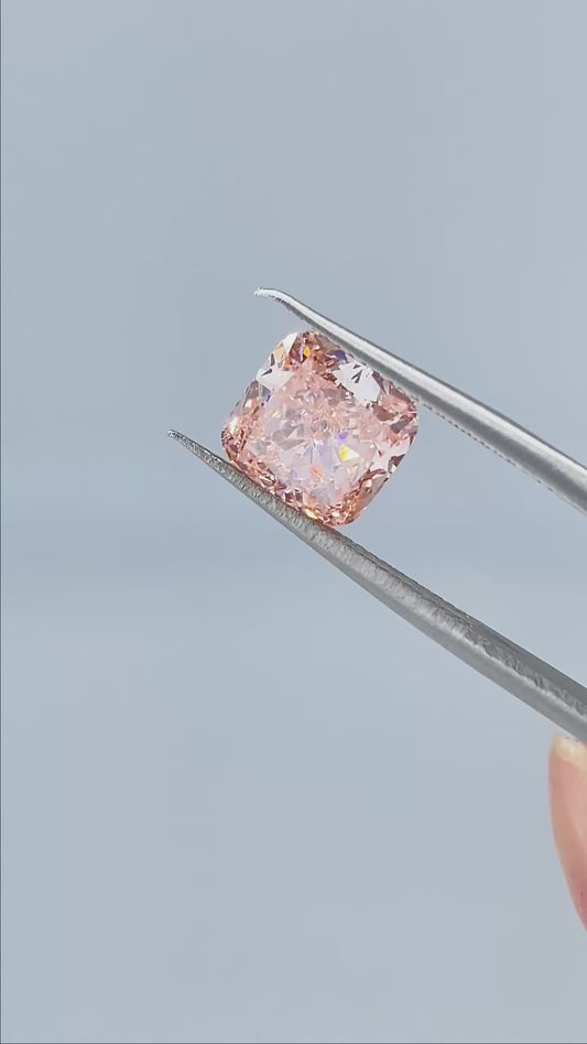 Yellow and Pink Fancy and Round Loose Diamonds IGI Certified