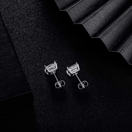 Princess Cut Lab Grown Diamond Stud Earring Set (5 Pairs) - Future Jewelry