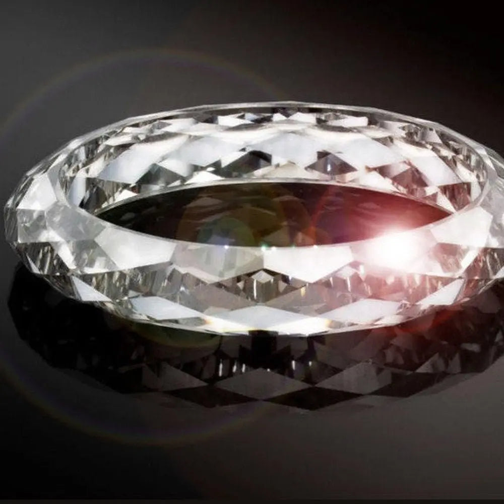 Solid Lab Grown Diamond Ring Band, 6 to 30 Carats, top view - Future Jewelry