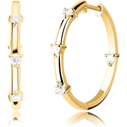Sterling Silver Lab Grown Diamond Hoop Earrings for Women in Multiple Designs by MAX + STONE - Future Jewelry