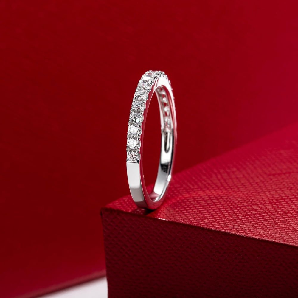The Celeste Band – 0.45 Carat Lab Grown Diamond Eternity Ring in 14K White Gold - Future Jewelry