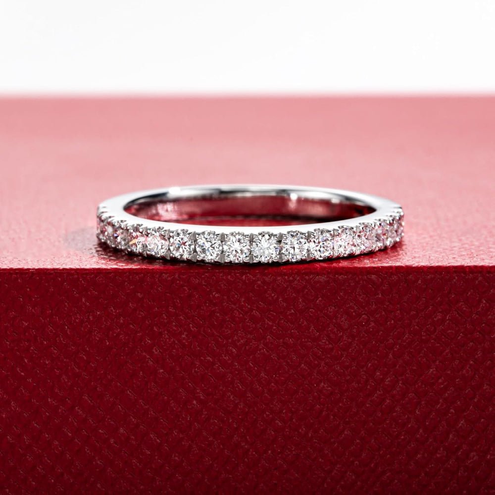 The Celeste Band – 0.45 Carat Lab Grown Diamond Eternity Ring in 14K White Gold - Future Jewelry