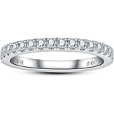 The Celeste Band, 0.45 Carat Lab Grown Diamond Eternity Ring, 14K White Gold