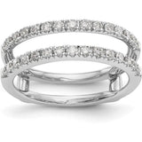 The Celestia Guard, Lab Grown Diamond Ring Guard, 14K White Gold