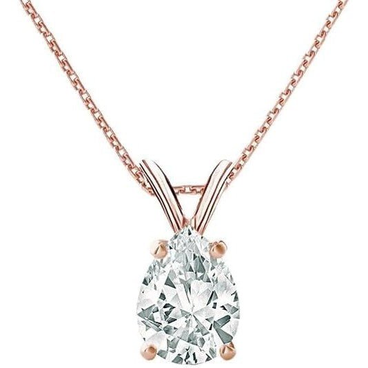 The Diamond Deal 1/4 Carat - 5 Carat | IGI Certified Lab Grown Diamond Pendant Necklace For Women | 14K White, Yellow Or Rose Gold - Future Jewelry