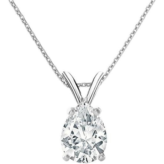 The Diamond Deal 1/4 Carat - 5 Carat | IGI Certified Lab Grown Diamond Pendant Necklace For Women | 14K White, Yellow Or Rose Gold - Future Jewelry