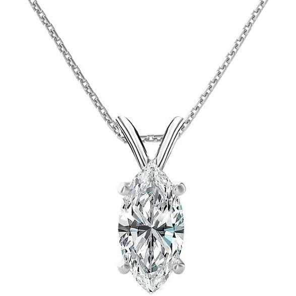 The Diamond Deal 1/4 Carat - 5 Carat | IGI Certified Lab Grown Diamond Pendant Necklace For Women | 14K White, Yellow Or Rose Gold - Future Jewelry