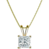1/4 to 5 Carat Lab Grown Diamond Pendant Necklace, IGI Certified