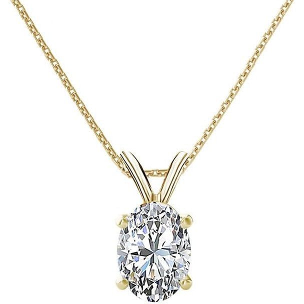 The Diamond Deal 1/4 Carat - 5 Carat | IGI Certified Lab Grown Diamond Pendant Necklace For Women | 14K White, Yellow Or Rose Gold - Future Jewelry