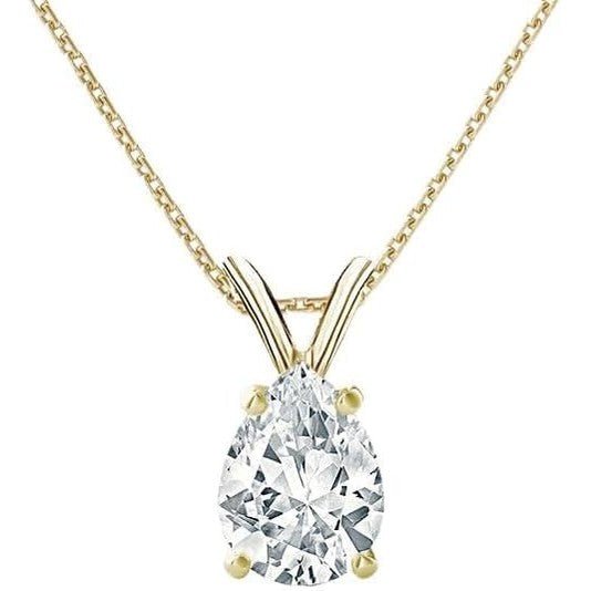 The Diamond Deal 1/4 Carat - 5 Carat | IGI Certified Lab Grown Diamond Pendant Necklace For Women | 14K White, Yellow Or Rose Gold - Future Jewelry