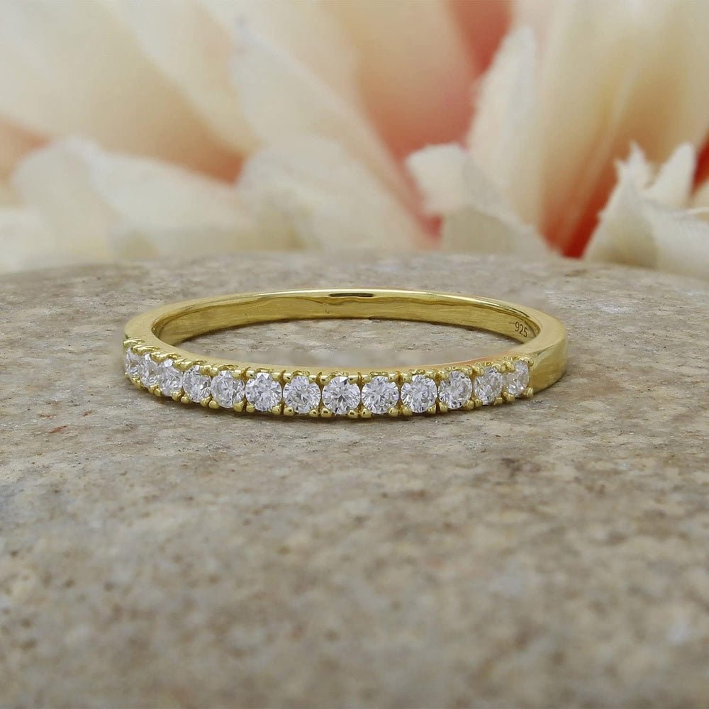 The Evera Band – 0.33 Carat Lab Grown Diamond Half Eternity Ring in 14K Rose Gold - Future Jewelry