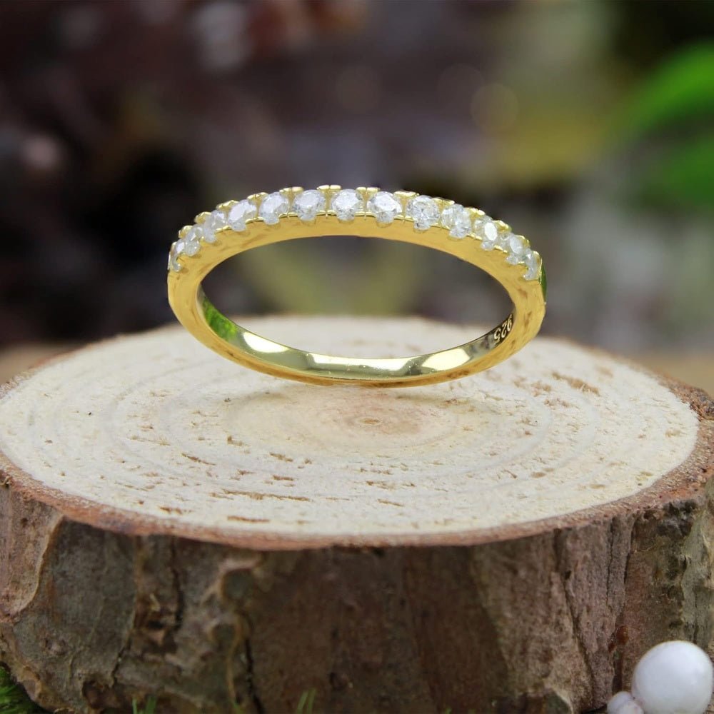 The Evera Band – 0.33 Carat Lab Grown Diamond Half Eternity Ring in 14K Rose Gold - Future Jewelry