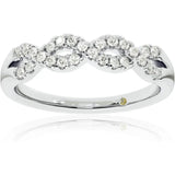 The Infinity Band, Lab Grown Diamond Eternity Ring, 14K White Gold