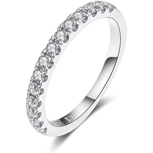 The Lumière Band LG Diamond Eternity Ring in 14K White Gold - Future Jewelry