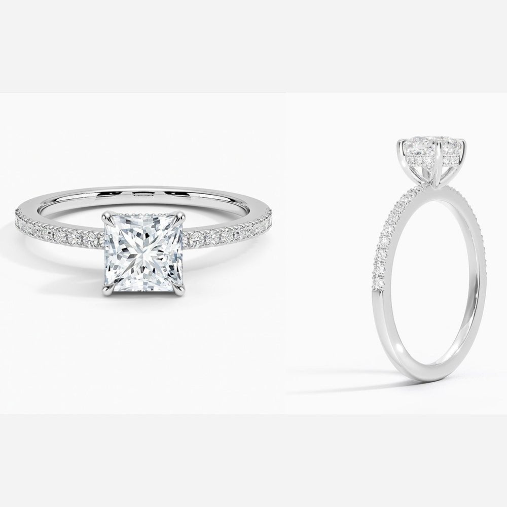 The Versatile Elegance Ring in 14K White Gold with Lab Grown Diamonds - Future Jewelry
