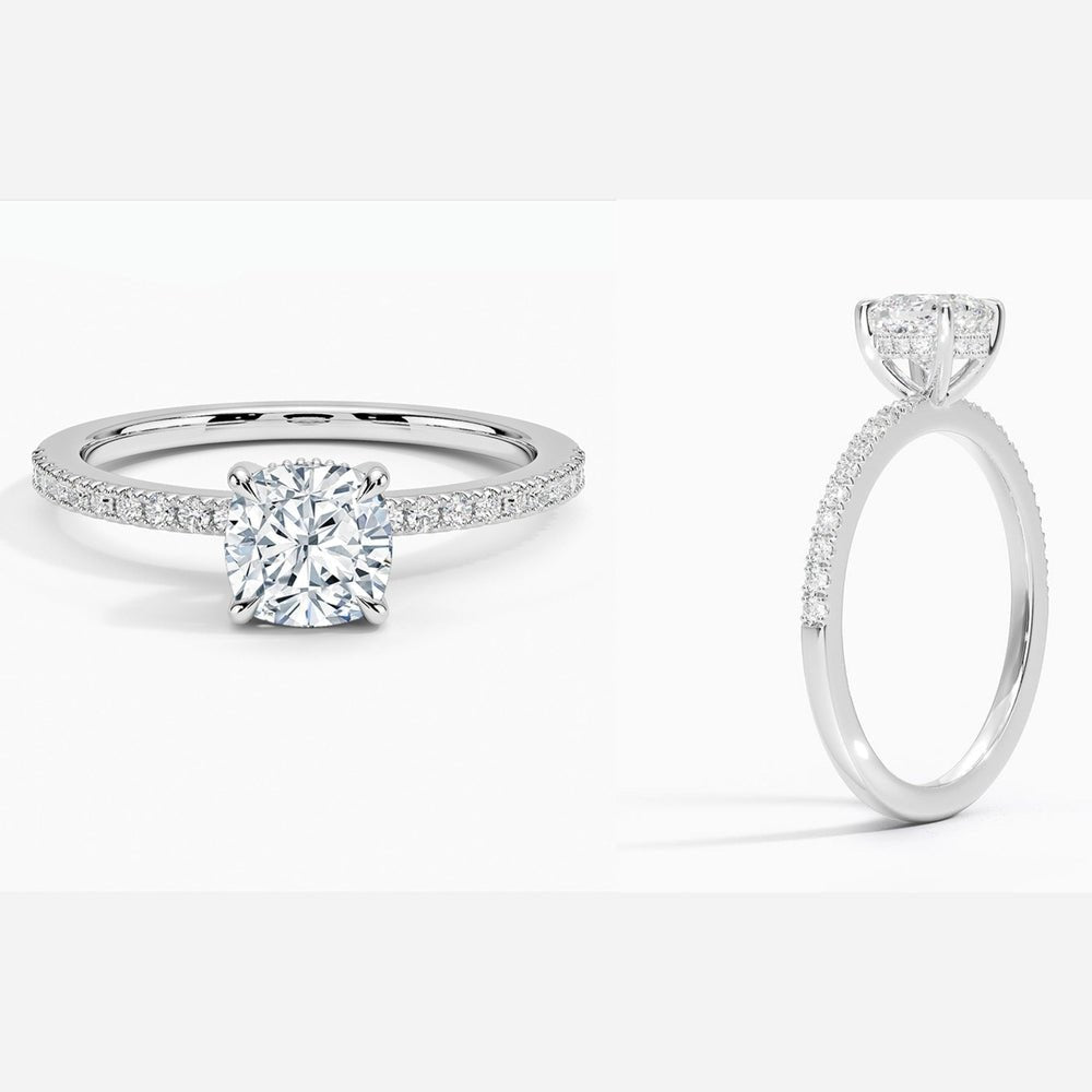 The Versatile Elegance Ring in 14K White Gold with Lab Grown Diamonds - Future Jewelry