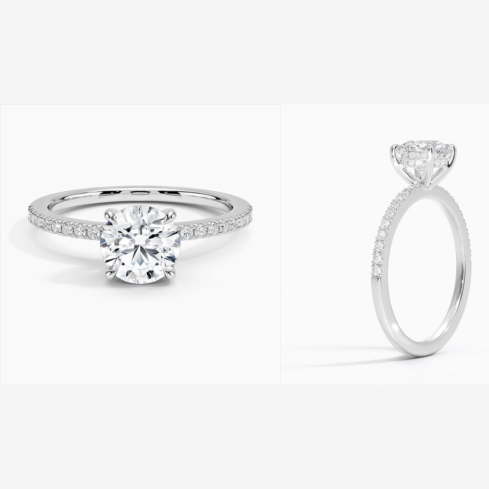 The Versatile Elegance Ring in 14K White Gold with Lab Grown Diamonds - Future Jewelry