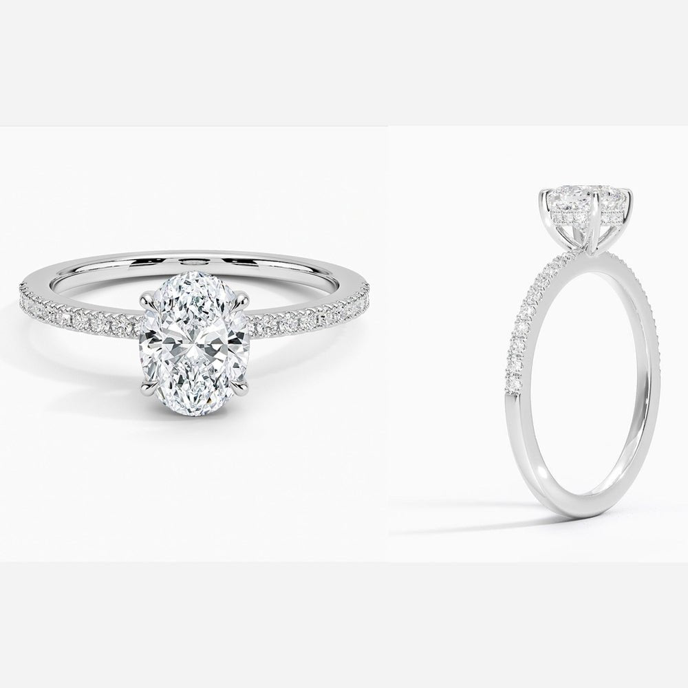 The Versatile Elegance Ring in 14K White Gold with Lab Grown Diamonds - Future Jewelry