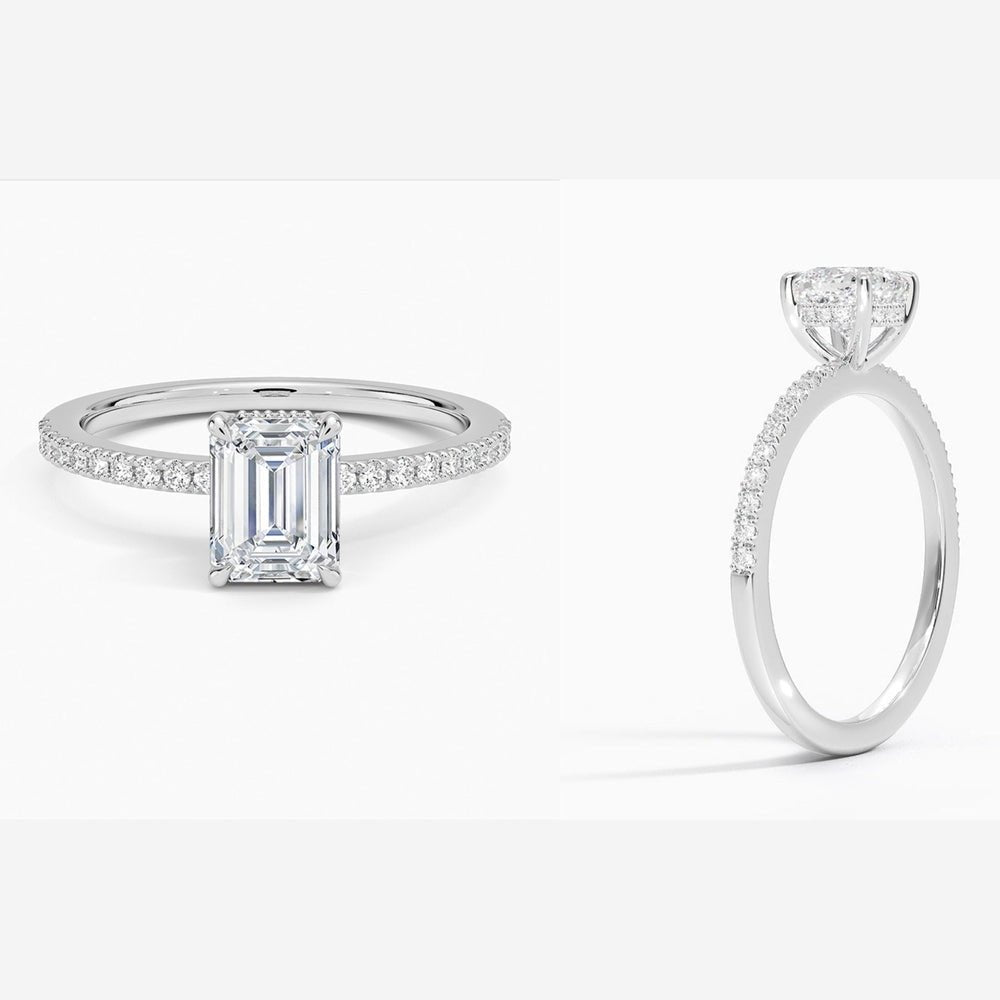 The Versatile Elegance Ring in 14K White Gold with Lab Grown Diamonds - Future Jewelry